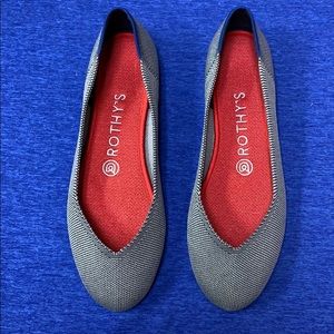 Rothy’s shoes grey size 8, like NEW condition